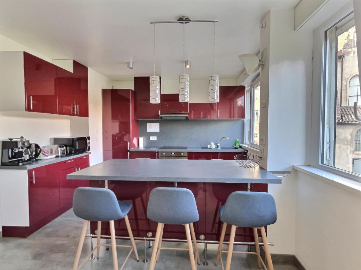 "Magic Red" De Miss.K Conciergerie Apartman Mâcon Kültér fotó